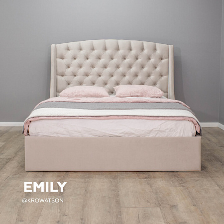 Двуспальная кровать Emily фабрика мягкой мебели KROWATSON
